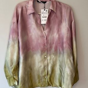 Zara tie dye shirt